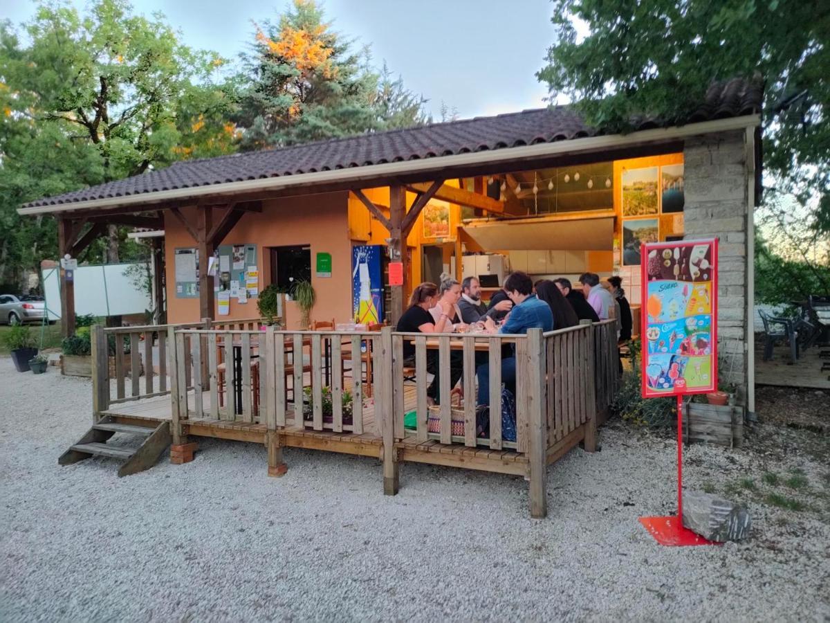 Camping Le Bel Air Mobil Home Le Palmier 4 Personnes Limogne-en-Quercy Екстер'єр фото